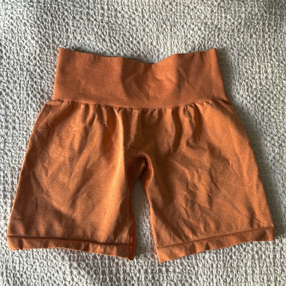 Small NVGTN Orange Pro Shorts